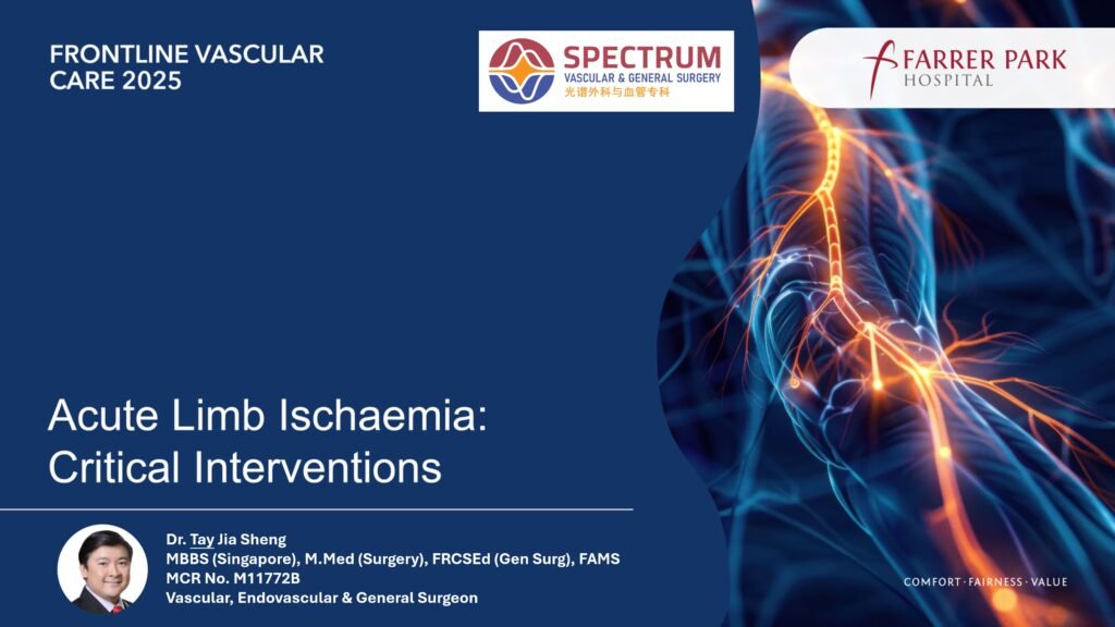 Frontline Vascular Care Acute Limb Ischaemia